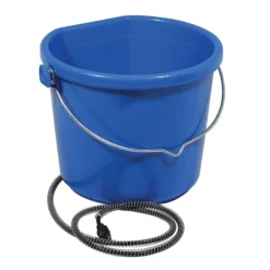 5 Gallon Flatback Heated Water Bucket – Durable & Insulated Horse Waterer