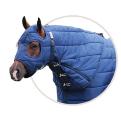 Dura-Nylon Original Horse Stable Blanket Hood - Heavy Duty Horse Blanket Neck Cover