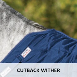 Adjusta-Fit Dura-Nylon Cutback Westcoast Leg Strap Horse Stable Blanket - Medium Weight | Horse Blankets -Schneiders Shop 10485 feature b overlay