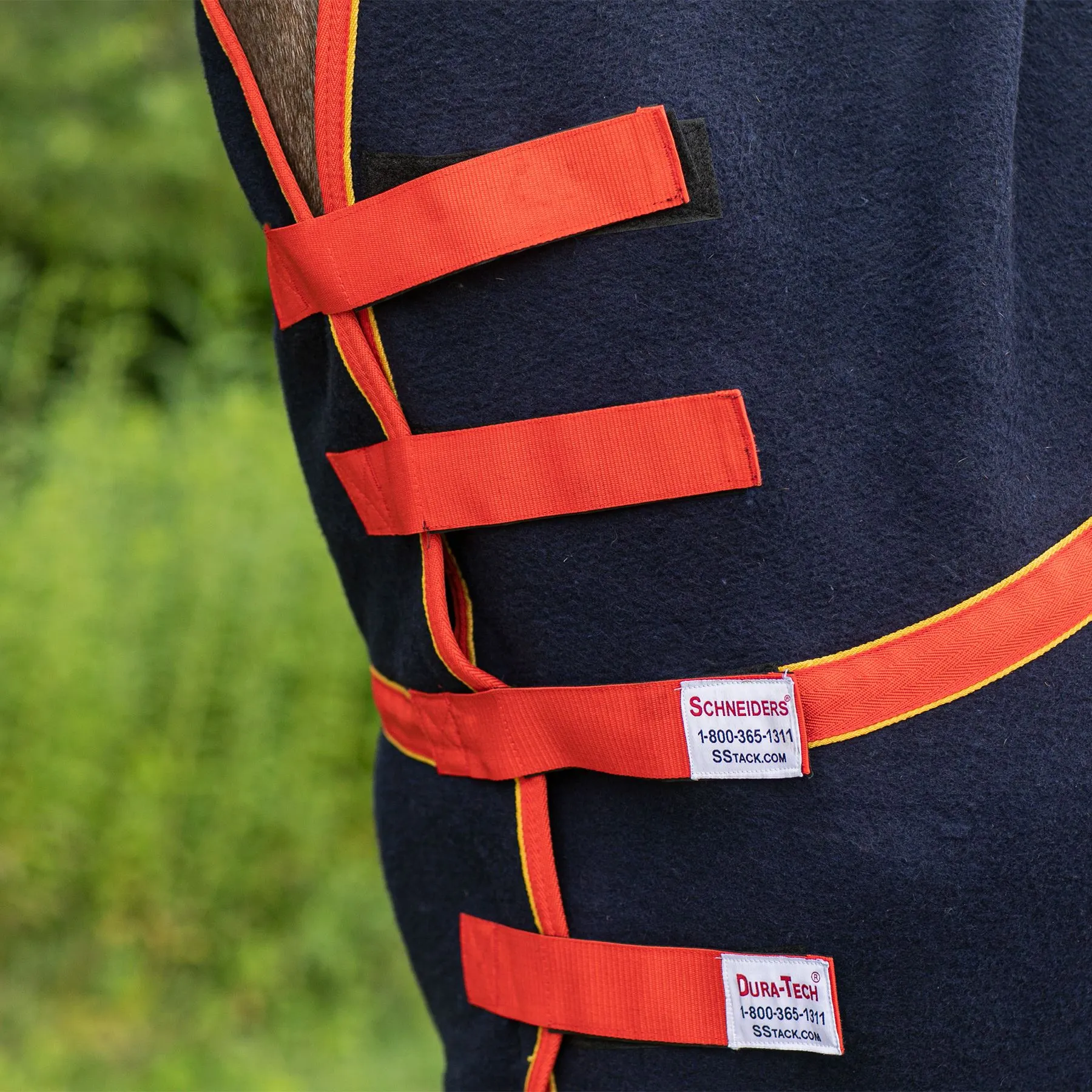 Dura-Tech® Wool Blend Contour Championship Award Cooler | Premium Horse Cooler Blanket 2 Dura-Tech® Wool Blend Contour Championship Award Cooler | Premium Horse Cooler Blanket - Image 2