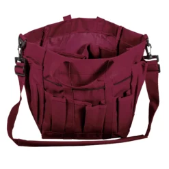 Dura-Tech® Deluxe Grooming Tote | Premium Horse Grooming Storage Solution -Schneiders Shop 10748 burgundy