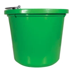 Fortiflex 20 Quart Flatback Bucket - Durable Feeding & Watering Solution for Horses -Schneiders Shop 10758 mango