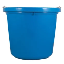 Fortiflex 20 Quart Flatback Bucket - Durable Feeding & Watering Solution for Horses -Schneiders Shop 10758 sapphire