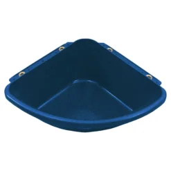 Fortiflex 24 Quart Corner Feeder - Durable Horse Feeder for Efficient Feeding -Schneiders Shop 10759 blue