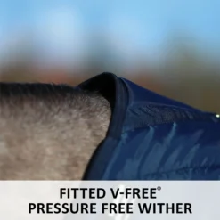 Adjusta-Fit Dura-Nylon V-Free Guardian Midweight Horse Stable Blanket - Comfort & Protection -Schneiders Shop 13157 feature b overlay