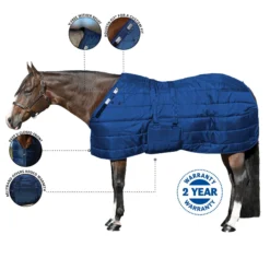 Adjusta-Fit Dura-Nylon V-Free Guardian Midweight Horse Stable Blanket - Comfort & Protection
