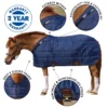 Adjusta-Fit Pony Leg Strap Horse Stable Blanket - Midweight Comfort for Your Equine