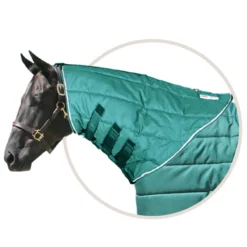 SuperQuilt 1200D Heavy Duty Horse Stable Blanket Neck Cover -Schneiders Shop 14994 green