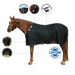 Adjusta-Fit Tekno-Fleece V-Free Leg Strap Horse Stable Blanket - Lightweight | Horse Blankets | en_AU