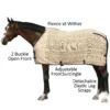 Dura-Tech® Irish Knit Anti-Sweat Stable Sheet - Breathable Horse Cooler Blanket for All Seasons