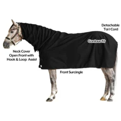 Dura-Tech® Duo-Fit™ Show Cover - Premium Horse Cooler Blanket for Rain & Shows