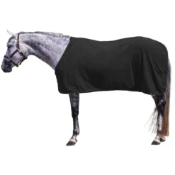 Dura-Tech® Polar Fleece Dress Sheet - Premium Horse Cooler Blanket for Shows & Comfort -Schneiders Shop 31047 black