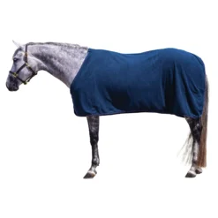 Dura-Tech® Polar Fleece Dress Sheet - Premium Horse Cooler Blanket for Shows & Comfort -Schneiders Shop 31047 navy
