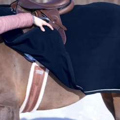 Dura-Tech Polar Fleece Quarter Horse Sheet With Tan Braid -Schneiders Shop 31979 alt d