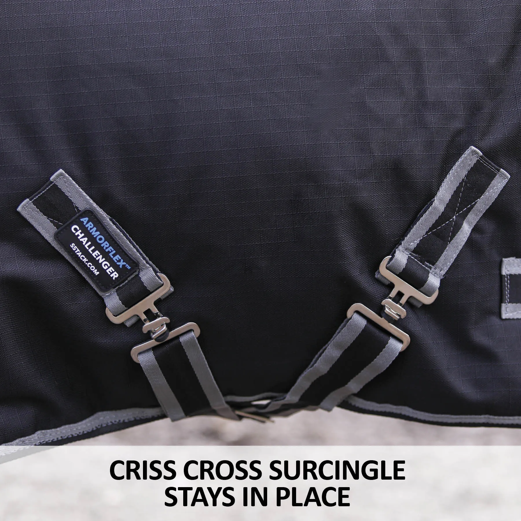 ARMORFlex® Challenger II Cutback Wither Adjusta-Fit® Surcingle Waterproof Horse Turnout Blanket 9 ARMORFlex® Challenger II Cutback Wither Adjusta-Fit® Surcingle Waterproof Horse Turnout Blanket - Image 9