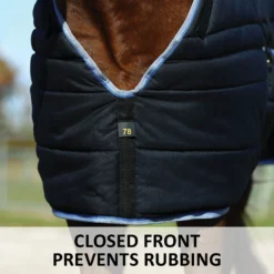 Adjusta-Fit Tekno-Quilt V-Free Heavyweight Horse Stable Blanket for Ultimate Comfort -Schneiders Shop 35317 feature g overlay