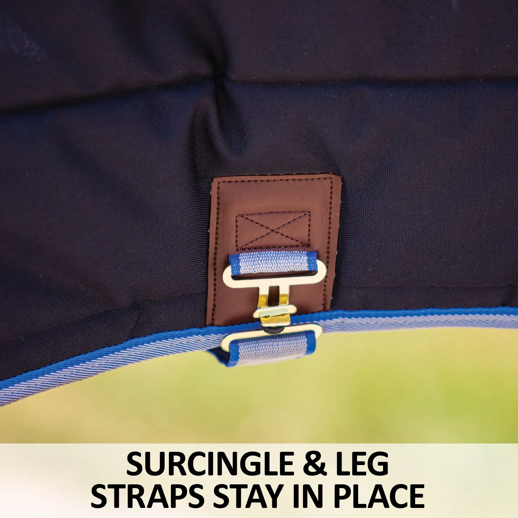 Adjusta-Fit Tekno-Quilt V-Free Leg Strap Heavyweight Horse Stable Blanket 7 Adjusta-Fit Tekno-Quilt V-Free Leg Strap Heavyweight Horse Stable Blanket - Image 7