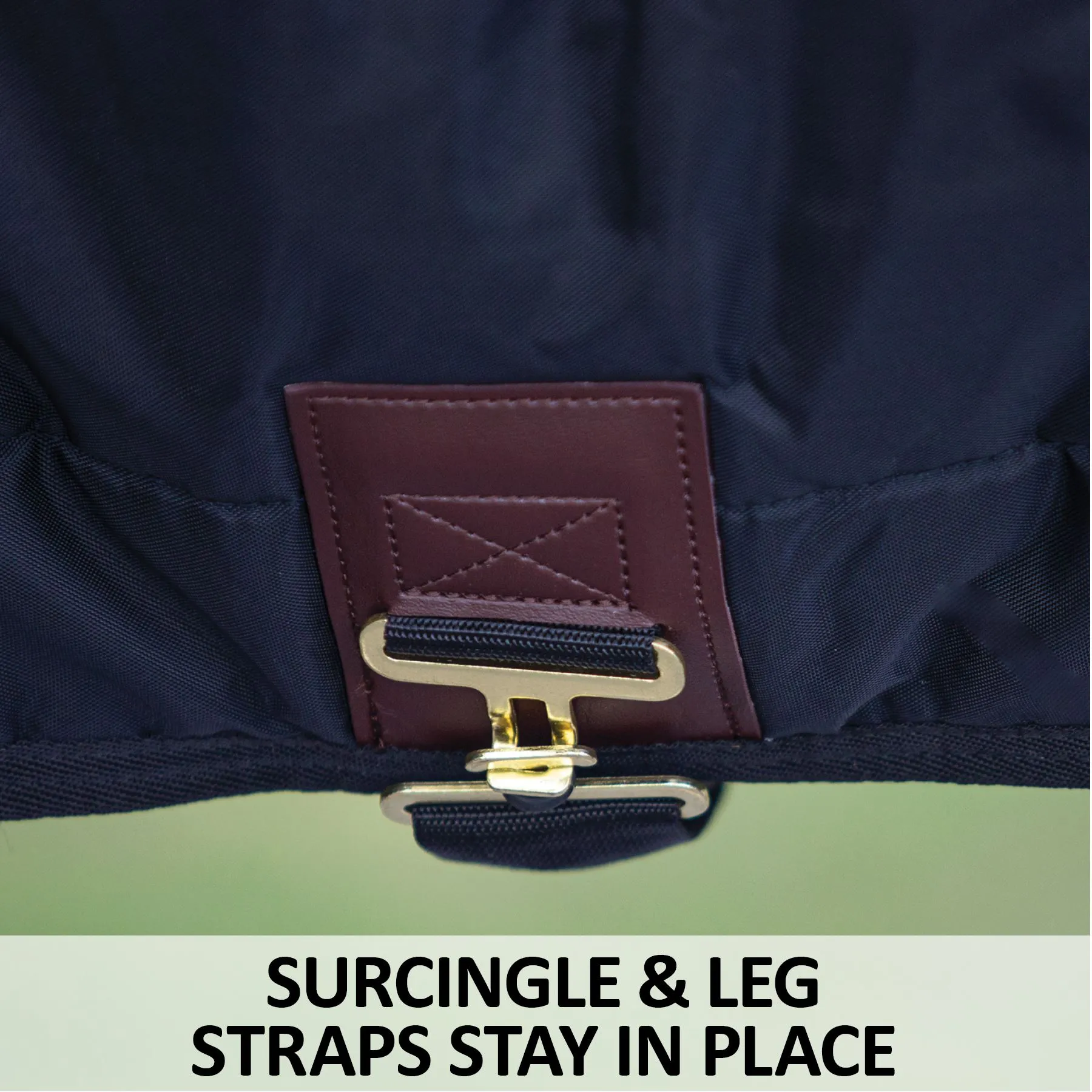 Adjusta-Fit Dura-Nylon V-Free Westcoast Leg Strap Horse Stable Blanket - Midweight, Horse Blankets for Comfort & Durability 6 Adjusta-Fit Dura-Nylon V-Free Westcoast Leg Strap Horse Stable Blanket - Midweight, Horse Blankets for Comfort & Durability - Image 6