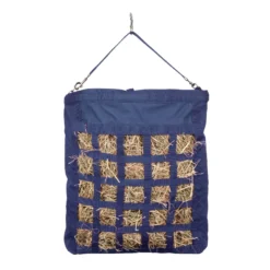 Dura-Tech® Double Sided Slow Feed Hay Bag - Premium Horse Hay Feeder with Durable Design -Schneiders Shop 35519c navy