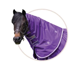 Dura-Tech® Viking Classic Euro 220g Medium Weight Pony Turnout Blanket Neck Cover - Horse Blanket Accessory