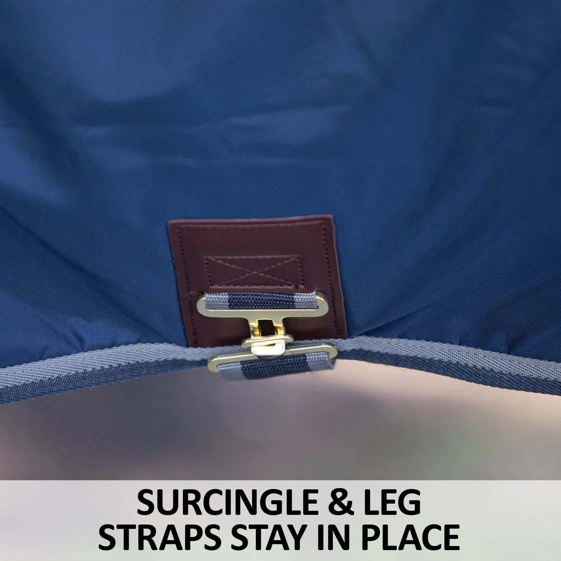 Adjusta-Fit Dura-Nylon Tekno-Fleece V-Free 3 Season Horse Blanket | Lightweight Stable Blanket 7 Adjusta-Fit Dura-Nylon Tekno-Fleece V-Free 3 Season Horse Blanket | Lightweight Stable Blanket - Image 7