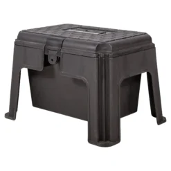 Dura-Tech® Stool And Grooming Box | Portable Horse Grooming Kit | Heavy-Duty & Compact Design