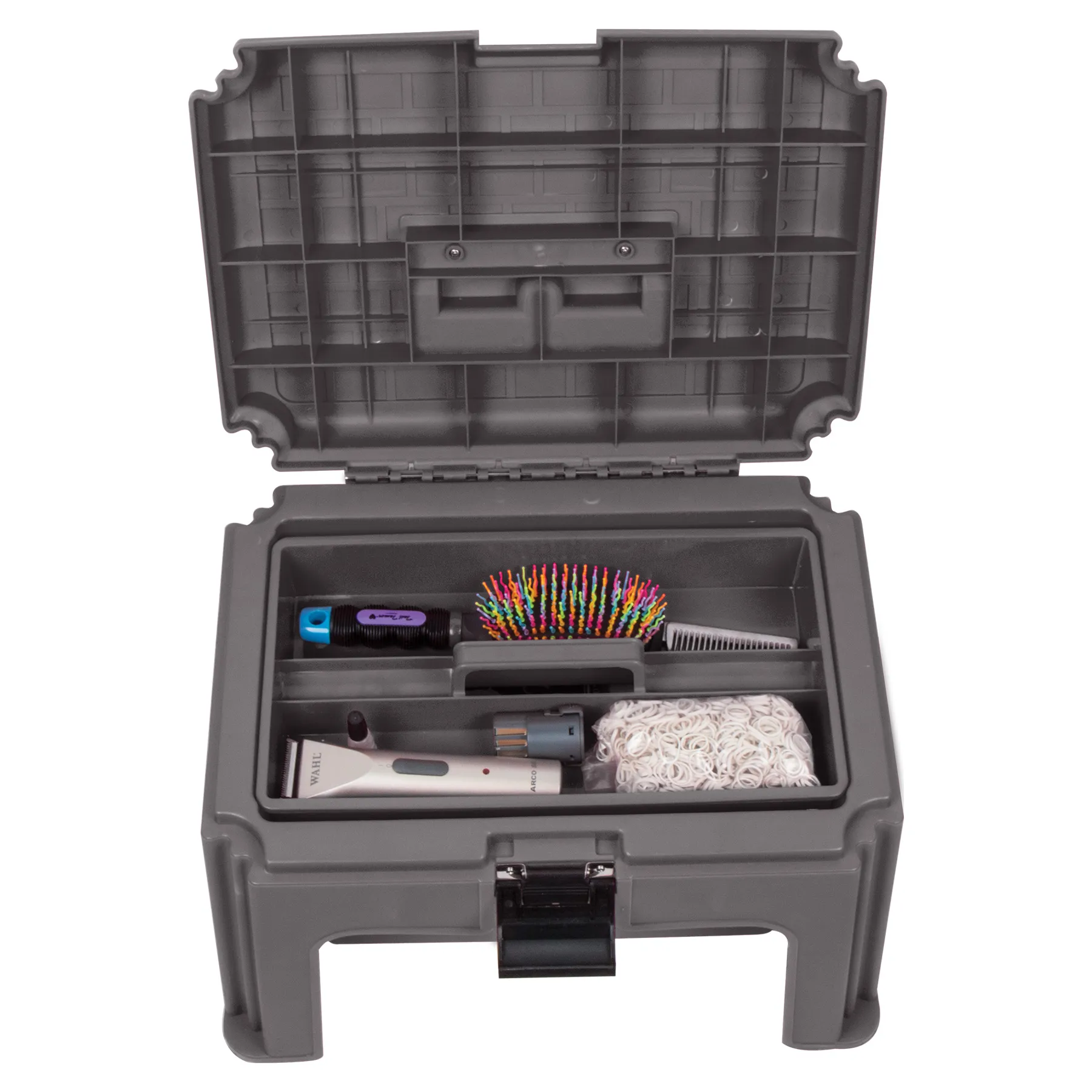 Dura-Tech® Stool And Grooming Box | Portable Horse Grooming Kit | Heavy-Duty & Compact Design 3 Dura-Tech® Stool And Grooming Box | Portable Horse Grooming Kit | Heavy-Duty & Compact Design - Image 3