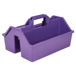 Dura-Tech® Gold Tote-All Grooming Box – Premium Horse Grooming Kit for Equestrians -Schneiders Shop 37295 purple