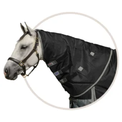 Dura-Tech® Viking Classic Euro 220g Medium Weight Horse Turnout Blanket with Neck Cover -Schneiders Shop 37480 black