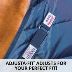 Adjusta-Fit Dura-Nylon Medium Weight Horse Stable Blanket - Breathable & Durable | VTEK Equine -Schneiders Shop 38476 feature c overlay