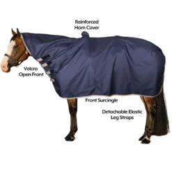 Dura-Tech® Waterproof Contour Horse Show Cover Rain Sheet | Premium Horse Cooler Blanket