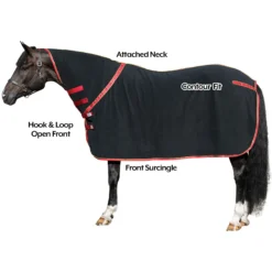 Dura-Tech® Polar Fleece Contour Award Cooler | Horse Fleece Cooler Blanket for Show & Recovery