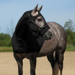 Dura-Tech® Full Zip Slicker Hood - Premium Horse Sleazy Slicker for Comfort & Protection -Schneiders Shop 40227 black