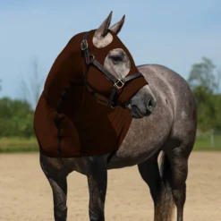 Dura-Tech® Full Zip Slicker Hood - Premium Horse Sleazy Slicker for Comfort & Protection -Schneiders Shop 40227 brown