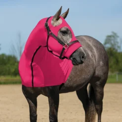 Dura-Tech® Full Zip Slicker Hood - Premium Horse Sleazy Slicker for Comfort & Protection -Schneiders Shop 40227 pink