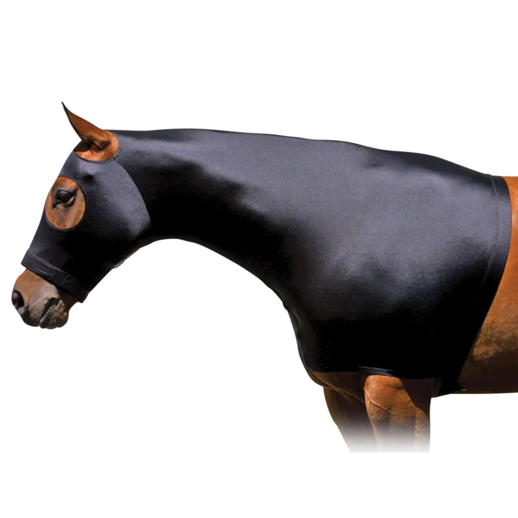 Sleazy Sleepwear™ Lycra Zipper Stretch Hood - Premium Horse Sleazy Slicker for Comfort & Style 2 Sleazy Sleepwear™ Lycra Zipper Stretch Hood - Premium Horse Sleazy Slicker for Comfort & Style - Image 2