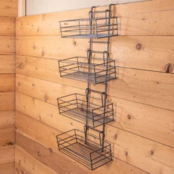 Easy-Up® Pro Wide Basket Groom Room Rack | Premium Horse Grooming Storage