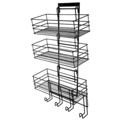 Easy-Up® Mounted Wide Groom Room Rack With Tack Rack - Durable Horse Grooming Storage Solution