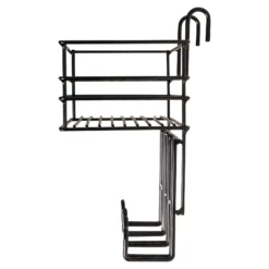 Easy-Up® Mounted Wide Groom Room Rack With Tack Rack - Durable Horse Grooming Storage Solution -Schneiders Shop 41247 alt d