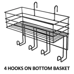 Easy-Up® Mounted Wide Groom Room Rack With Tack Rack - Durable Horse Grooming Storage Solution -Schneiders Shop 41247 feature c overlay