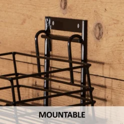 Easy-Up® Mounted Wide Groom Room Rack With Tack Rack - Durable Horse Grooming Storage Solution -Schneiders Shop 41247 feature d overlay