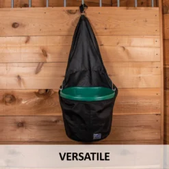 Dura-Tech Scratchless Trailer Bucket Bag | Durable Horse Feeding & Water Bucket -Schneiders Shop 41278 feature e overlay