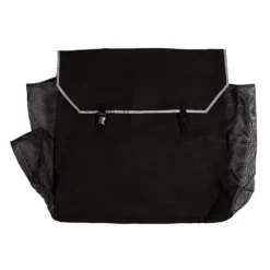 Dura-Tech® Deluxe Mesh Sided Stall Front Bag - Premium Equestrian Horse Blanket Storage -Schneiders Shop 41344 black
