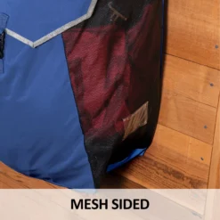 Dura-Tech® Deluxe Mesh Sided Stall Front Bag - Premium Equestrian Horse Blanket Storage -Schneiders Shop 41344 feature b overlay