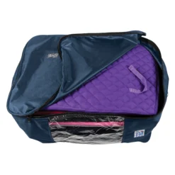 Dura-Tech® EZ-Store Saddle Pad Storage Bag - Premium Equestrian Organiser -Schneiders Shop 41350 navy