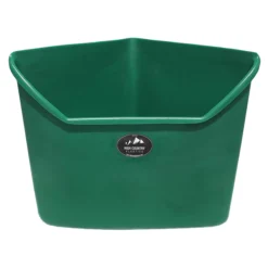 High Country Plastics Corner Feeder - Durable & Easy-to-Use Hay Feeder for Livestock -Schneiders Shop 41481 huntergreen