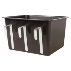 Dura-Tech® Large Hook-Over Feed Bucket - 8 Gallons - Heavy Duty Horse Feeder -Schneiders Shop 41505 alt e