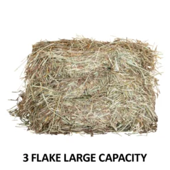 Easy-Up® Safety First Corner Hay Rack for Secure Livestock Feeding | High-Quality Hay Feeder -Schneiders Shop 41567 feature e overlay