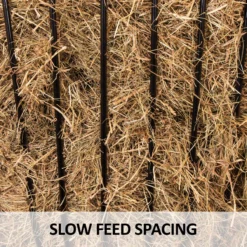 Easy-Up® Safety First Corner Hay Rack for Secure Livestock Feeding | High-Quality Hay Feeder -Schneiders Shop 41567 feature f overlay