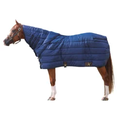 Adjusta-Fit Dura-Nylon V-Free Westcoast Combo Medium Weight Stable Blanket for Horses -Schneiders Shop 41638 navy
